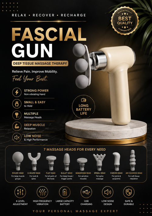 Pro Massage Gun – Deep Tissue Muscle Massager